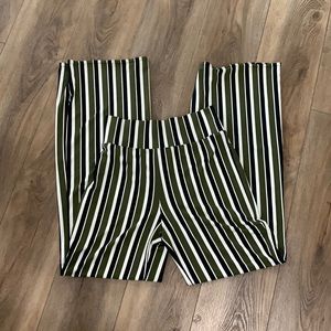 Express High Waisted Stripe Pants